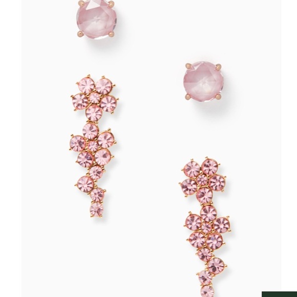 kate spade Jewelry - Kate Spade ♠️Pink Earring Set
